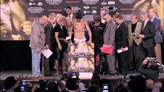 Antonio Margarito Weigh In  Cotto vs Margarito [upl. by Malik168]