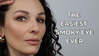 The Easiest Quickest Smoky Eye Tutorial [upl. by Elorac115]