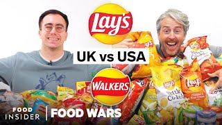 US vs UK Lay’s Chips and Walkers Crisps  Food Wars [upl. by Iong224]