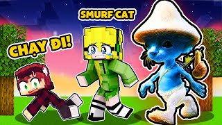 MEL THỬ THÁCH 24H THOÁT KHỎI MÈO XÌ TRUM SMURF CAT SIÊU ĐÁNG SỢ [upl. by Barbaraanne]