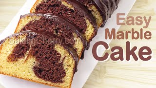 A NEW WAY OF MAKING CHOCOLATE MARBLE CAKE  MARBLE CAKE RECIPE  WITHOUT OVEN  NOven [upl. by Haisi]