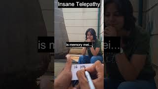 Telepathic Mind reading  Go to wwwlearnmagiccoin to learn mentalism mindreadingtricks shorts [upl. by Yralih]