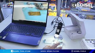 Microscopio digital 1600x usb  Edisel Tool Store [upl. by Euqinwahs]