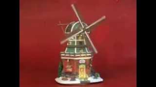 Lemax Christmas Village Stony Brook Windmill [upl. by Alexi561]