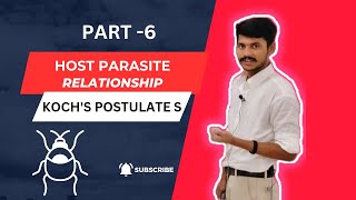 Host  Parasite relationship  6  Kochs postulates [upl. by Kcirddet12]