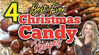 4 Incredible CHRISTMAS CANDY RECIPES You MUST TRY  HOLIDAY SWEET TREATS You Dont Want To Miss [upl. by Goodill]