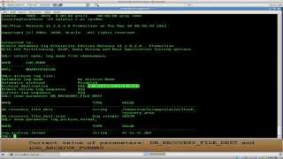 Oracle Database How to enable ARCHIVELOG mode [upl. by Anipsed]