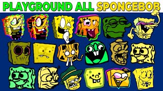 FNF Character Test  Gameplay VS My Playground  ALL Spongebob Test [upl. by Enneiviv239]