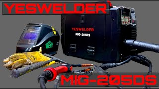 Yeswelder MIG205DSB Multi Process Welder Review and Test [upl. by Fredek383]