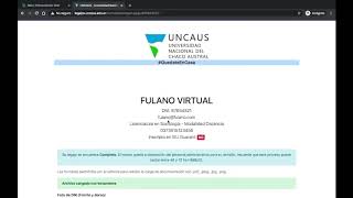 Tutorial Sistema Legajos Digitales Carreras Virtuales UNCAUS [upl. by Atinra598]