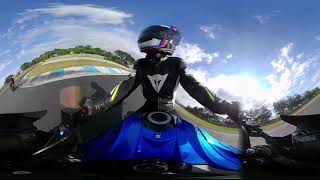 GSXS750 vs MT09 Tracer He woudnt let me pass so I did this 360° Video [upl. by Ilah]