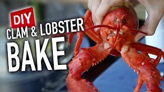 DIY Lobster amp Clam Bake  Feat Dad [upl. by Deyas]