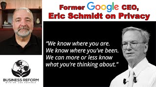 Former Google CEO Eric Schmidt on Privacy [upl. by Dillon]