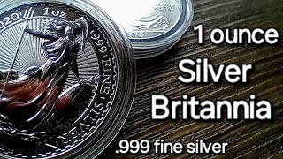 1 ounce silver britannia 2020 Investing in precious metals 2024 [upl. by Kerrie]