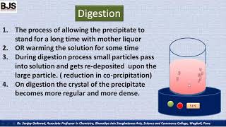 The Purity of the Precipitate Gravimetric Analysis Part 2  Dr Sanjay Gaikwad [upl. by Sanfourd]