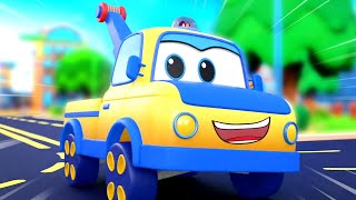 Wheels On The Tow Truck  More Vehicle Songs And Nursery Rhymes for Kids [upl. by Einnal473]