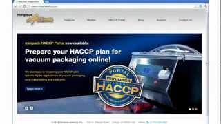 HACCP Portal  ROI  Vacuum  minipack [upl. by Catrina]