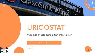 Uricostat  Use side effects and mechanisms of action  Febuxostat [upl. by Pilar]