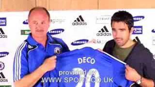 New Chelsea signing Deco on his new team and colleagues [upl. by Shamrao273]