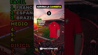 Adivina la selección de Fútbol Por su Camiseta trivia quizfutbol seleccionmexicana futbol [upl. by Efi271]