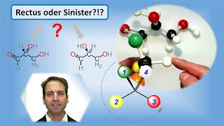 Chiralität und Naturstoffe Teil 2  Absolute Konfiguration R und SNomenklatur [upl. by Agate]