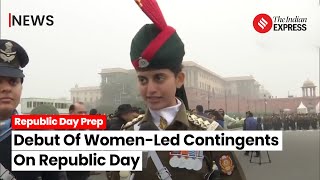 Republic Day 2024 Capt Sharanya Rao Leads Historic TriServices Contingent Celebrating Nari Shakti [upl. by Marline697]