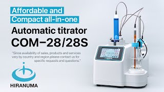 HIRANUMA Automatic Titrator COM2828S [upl. by Aniale516]