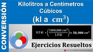 Kilolitros a Centímetros Cúbicos kl a cm3 [upl. by Veda]