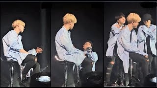 BTS members shows their love for Jimin on stage as he couldnt dance due to his health [upl. by Urban]