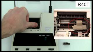 How To Change A Victor Calculator Ink Roller [upl. by Nevlin]