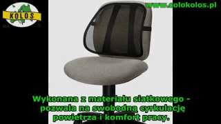 Wygodna podpórka ergonomiczna na krzesło Fellowes 8036501 [upl. by Romeu]