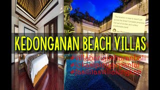 Kedonganan Beach Villas Penginapan Villa Baru Dekat Pantai di Jimbaran Bali [upl. by Rabi]