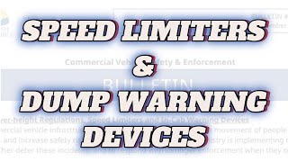 Speed Limiters and InCab Warning Devices in BC [upl. by Chev189]