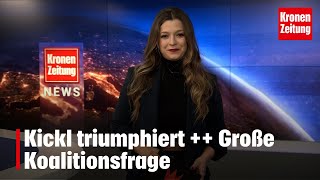 Kickl triumphiert  Große Koalitionsfrage  kronetv NEWS [upl. by Capwell]