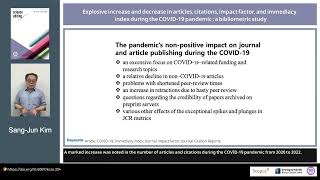 Explosive increase and decrease in articles citations impact factor and immediacy index during [upl. by Sherris]