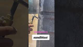 sandblast  100k unfrezzmyaccount sandblasting  al rahim steel works [upl. by Wales203]