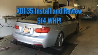 XDI35 HPFP Install and Review on BMW F30 N55 Pure Stage 2 [upl. by Gildus]