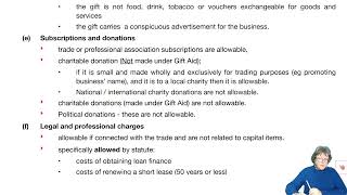 Chapter 4  Tax Adjusted Trading Profit – Individuals part 2  ACCA TXUK Taxation FA 2023 [upl. by Piegari]