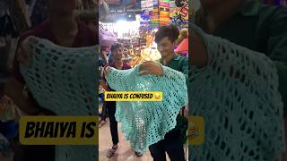 Shopkeeper Bhaiya Is Confused 😂 sarojininagarmarketnewcollection minivlog [upl. by Ynnot]