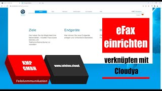 eFax anlegen bei NFON und mit Cloudya Softphone verknüpfen [upl. by Prisilla21]