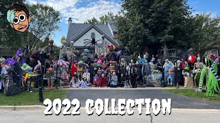 👻My full 2022 Halloween Animatronic Collection 100 Animatronics🎃 [upl. by Vallery]