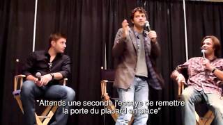 Jensen Jared and Misha on breaking stuff VOSTFR [upl. by Niu]