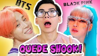 ¡REACCIONANDO A BTS Y BLACKPINK 🤯💕 Boy with luv Kill this love [upl. by Kirkpatrick]