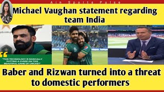 Muhammad Hafeez blame game🏏Michael Vaughan absurd statementBaber Rizwan occupied opening slot [upl. by Anialem643]