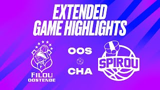 Filou Oostende vs Spirou Basket  Game Highlights [upl. by Janaya]