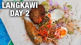 Attractions in Langkawi Fish Curry and Nasi Kerabu Day 2 [upl. by Nauht425]