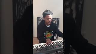 Roddy Ricch Playing The Piano  Shorts [upl. by Larson]