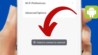 FIXED✅ Failed To Connect To Network WiFi Android 2024 [upl. by Buskirk]