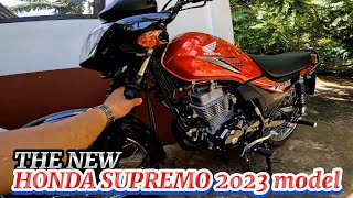 Ep144 THE NEW HONDA SUPREMO 2023 MODEL  ANG ANGAS SA PORMAHAN NITONG MOTOR NA TO [upl. by Ling327]