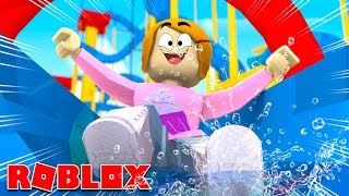 Molly amp Daisy Go To Roblox Waterpark [upl. by Ainnat]